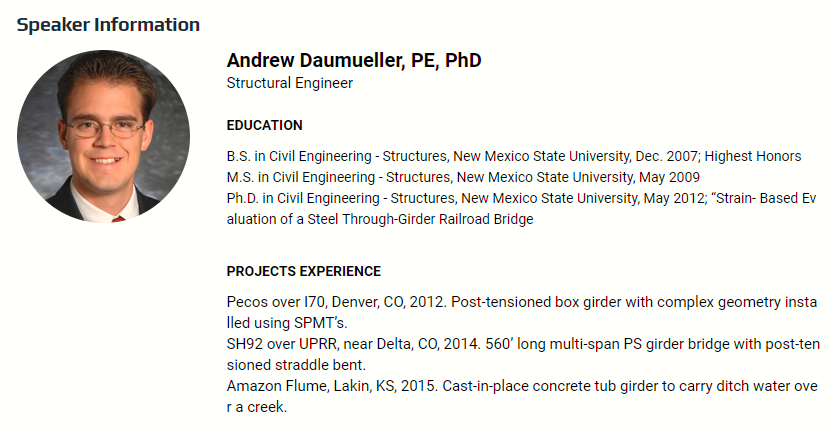 Adrew Daumueller Profile MIDASoft