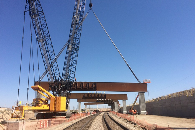 Steel & Post Tension Straddle Bent Design & Analysis