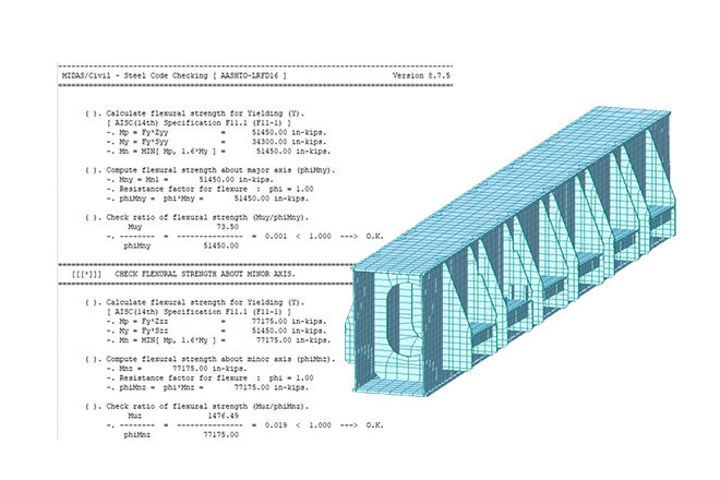 Steel & Post Tension Straddle Bent Design & Analysis