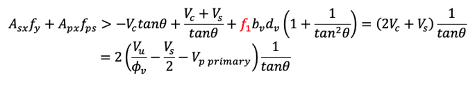 Assuming yielding stirrups