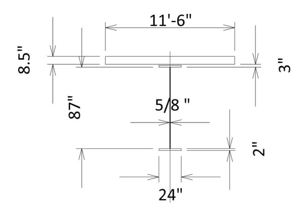 Curved Girder Analysis Typical section