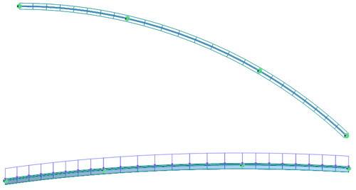 Convergence Study in Curved Girder Analysis