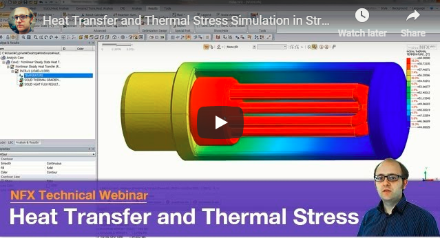 Heat Transfer and Thermal Stress Simulation in Structural Analysis